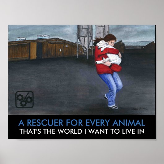 あらゆる動物のための救助者 ポスター (正面)