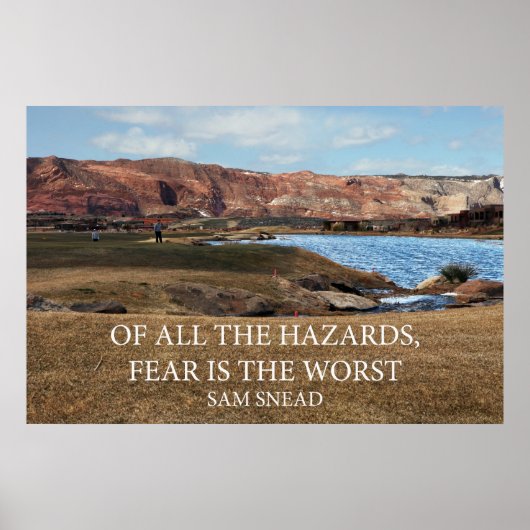 あらゆる危険の中で、恐怖は最悪だ ポスター (正面)