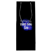 あらゆる名祝前の誕生日THE BIG 50 ワインギフトバッグ (裏面)
