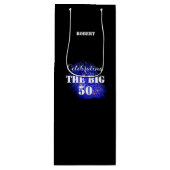 あらゆる名祝前の誕生日THE BIG 50 ワインギフトバッグ (正面)