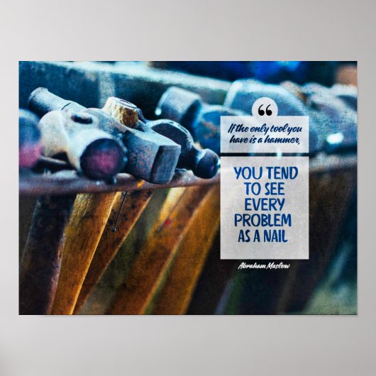 あらゆる問題を爪、 ネイルとして ポスター (正面)