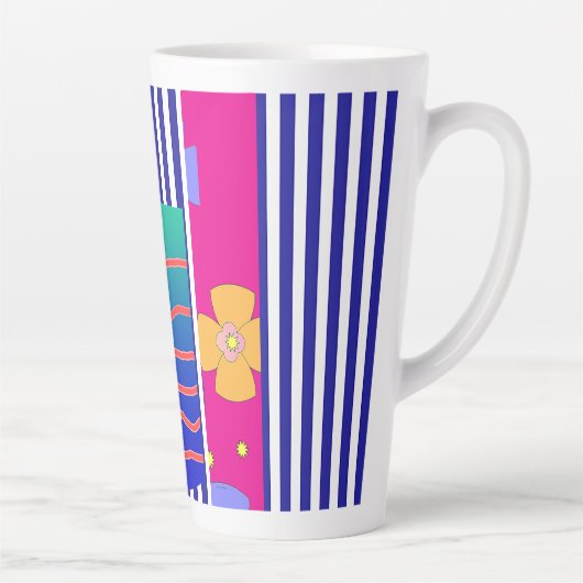 あらゆる場所あらゆる目的に  カラフルに カフェラテマグ (右)