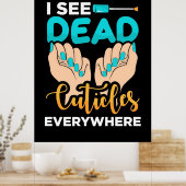 あらゆる場所にキューティクルが見える ポスター (キッチン)