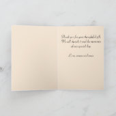 あらゆる場面に対応した鳥の巣の感謝カード サンキューカード (内部)