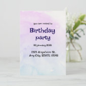 あらゆる場面に対応するエレガントなオーダーメイドの招待状 招待状 (スタンド正面)