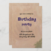 あらゆる場面に対応するエレガントなオーダーメイドの招待状 招待状 (正面/裏面)