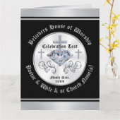 あらゆる場面に対応するオーダーメイドの教会カード カード (黄色い花)