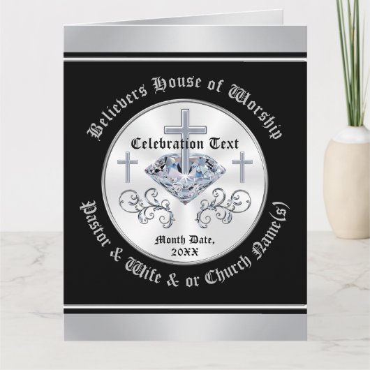 あらゆる場面に対応するオーダーメイドの教会カード カード (正面)