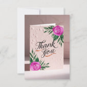 あらゆる場面に対応する上品なオーダーメイドの感謝を伝えるカード サンキューカード (裏面)