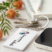 あらゆる女性はdoula - keychain --に値します キーホルダー (正面右)