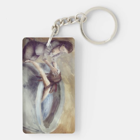 あらゆる女性はdoula - keychain --に値します キーホルダー (裏面)