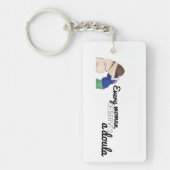 あらゆる女性はdoula - keychain --に値します キーホルダー (正面)