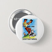 あらゆる子供はよい学校給食を必要とします 缶バッジ (正面&裏面)