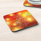 あらゆる完全なギフトは上でから、クリスマス来ます コースター (左側)