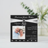 あらゆる年の記念日パーティー写真招待状 招待状 (スタンド正面)