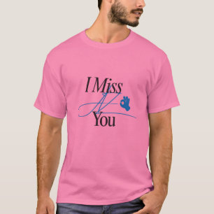 あらゆる年代向けの"I Miss You"デザインTシャツ Tシャツ
