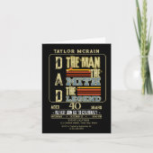 あらゆる年齢を祝え：その男、その神話、その伝説 招待状 (正面)