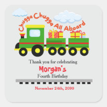 あらゆる年齢誕生日かわいいカラフルプレゼント付き電車