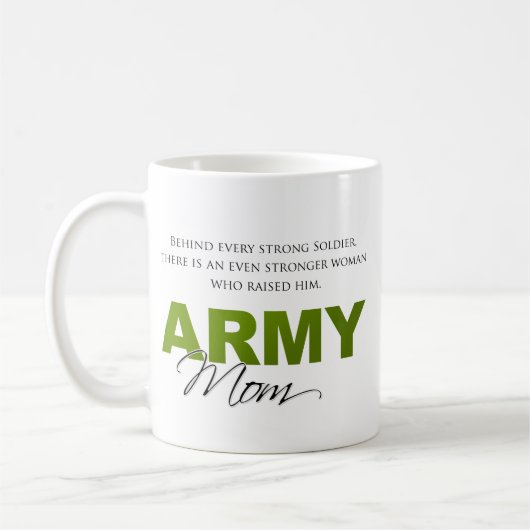 あらゆる強い兵士2の後ろ コーヒーマグカップ (左)