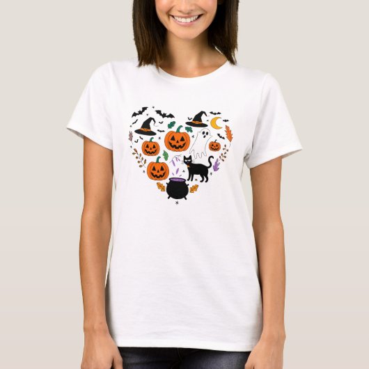 あらゆる形でのハロウィーンの愛 Tシャツ (正面)