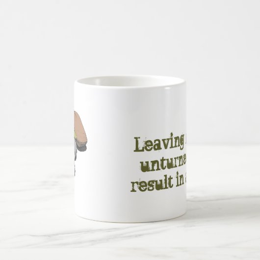 あらゆる手段をとって下さい コーヒーマグカップ (中央)