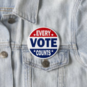 あらゆる投票は数えます 缶バッジ (インサイチュ)