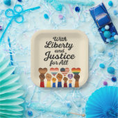 あらゆる抗議の自由のための自由と正義を持って ペーパープレート (パーティー)