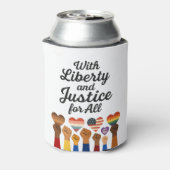 あらゆる抗議の自由のための自由と正義を持って 缶クーラー (缶裏面)