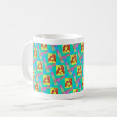 あらゆる方向へのつながり 抽象マグカップ コーヒーマグカップ (正面左)
