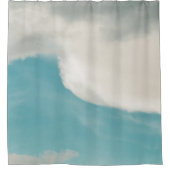 あらゆる方法で波を打つ シャワーカーテン (正面)