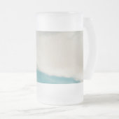 あらゆる方法で波を打つ フロストグラスビールジョッキ (正面右)