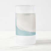 あらゆる方法で波を打つ フロストグラスビールジョッキ (中央)