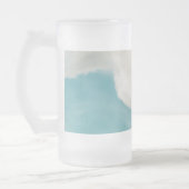 あらゆる方法で波を打つ フロストグラスビールジョッキ (左)