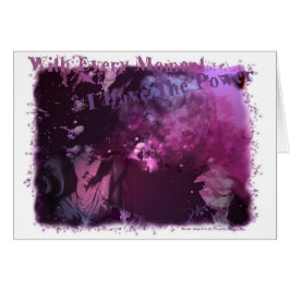 あらゆる時によって私は力を有します