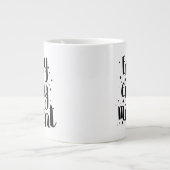 あらゆる時2を楽しんで下さい ジャンボコーヒーマグカップ (正面)