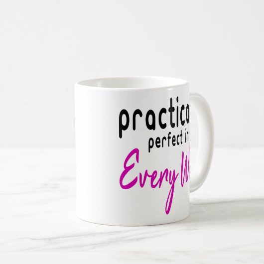 あらゆる点で実質的に完璧である コーヒーマグカップ (正面右)