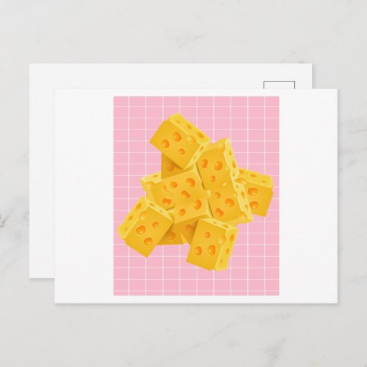 あらゆる点で穴だらけのチーズ ポストカード (正面/裏面)
