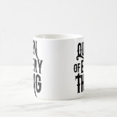 あらゆる物の女王 コーヒーマグカップ (中央)