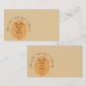 あらゆる物の感謝祭お祝い与え感謝してい プレイスカード (正面/裏面)