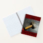 あらゆる物の手すり金槌の固定具 ノートブック (内部)