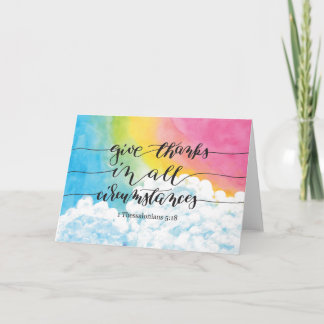 あらゆる状況に感謝を サンキューカード
