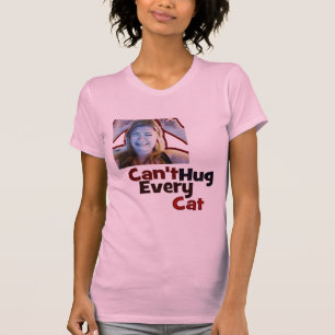 あらゆる猫の女性のワイシャツを抱き締めることができません Tシャツ