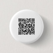 あらゆる用途に使えるカスタマイズQRコードラウンドボタン 缶バッジ (正面)