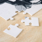 あらゆる男の子は脂肪質の青いアメリカのオートバイを愛します ジグソーパズル (側面)