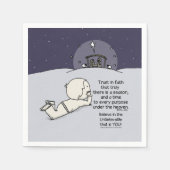 あらゆる目的のための時間 スタンダードカクテルナプキン (正面)