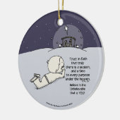 あらゆる目的のための時間 セラミックオーナメント (左)