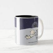 あらゆる目的のための時間 ツートーンマグカップ (正面右)