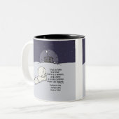 あらゆる目的のための時間 ツートーンマグカップ (正面左)