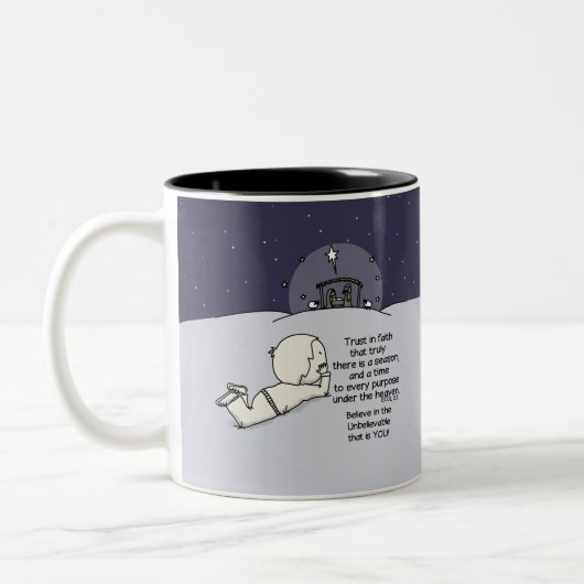 あらゆる目的のための時間 ツートーンマグカップ (左)