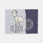 あらゆる目的のための時間 フリースブランケット (正面(横))